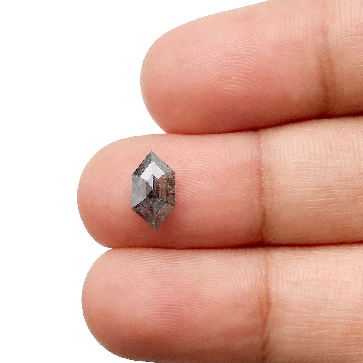 0.98ct | Rustic  Hexagon Shape Step Cut Diamond - Modern Rustic Diamond