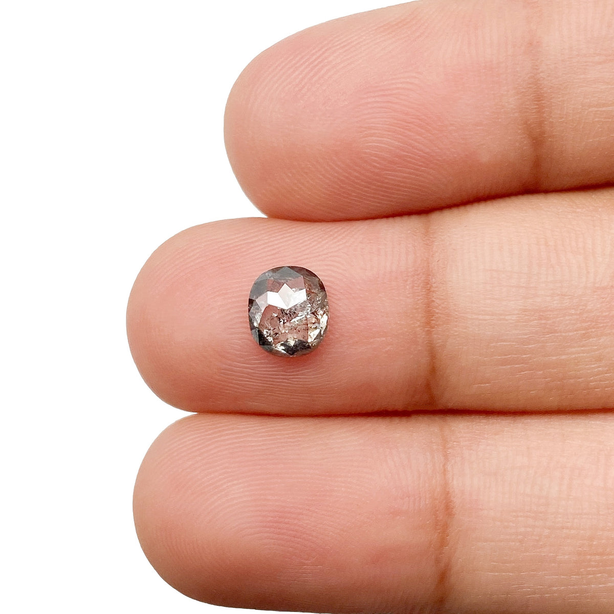 0.82ct | Rustic Cushion Shape Rose Cut Diamond - Modern Rustic Diamond