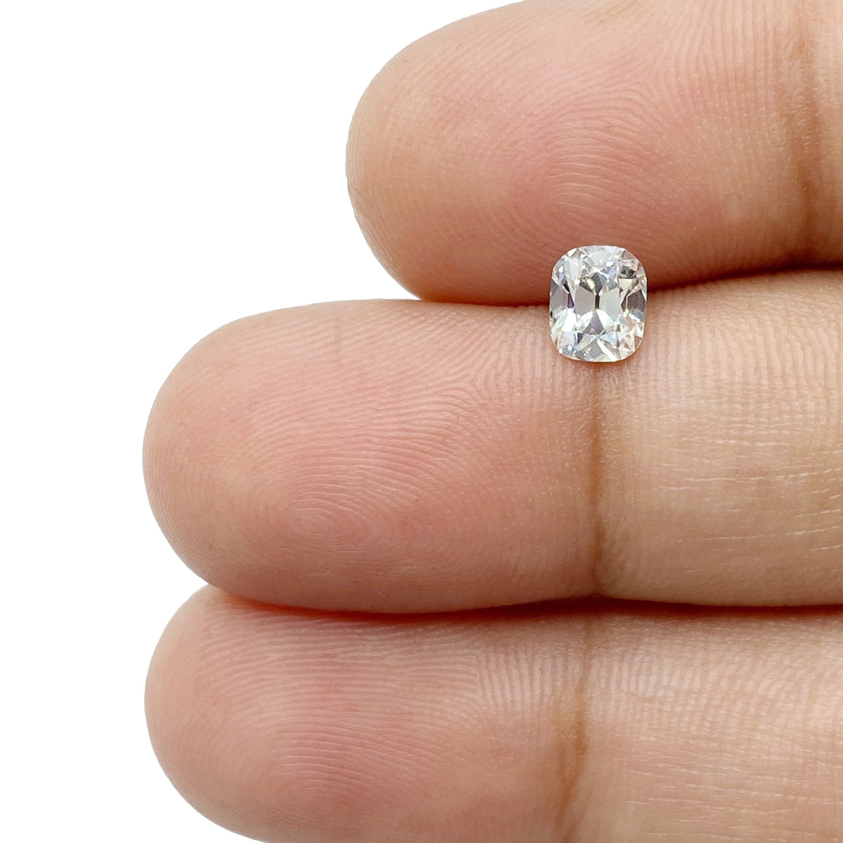 0.51ct | D/VS Cushion Shape Old Mine Cut Diamond - Modern Rustic Diamond