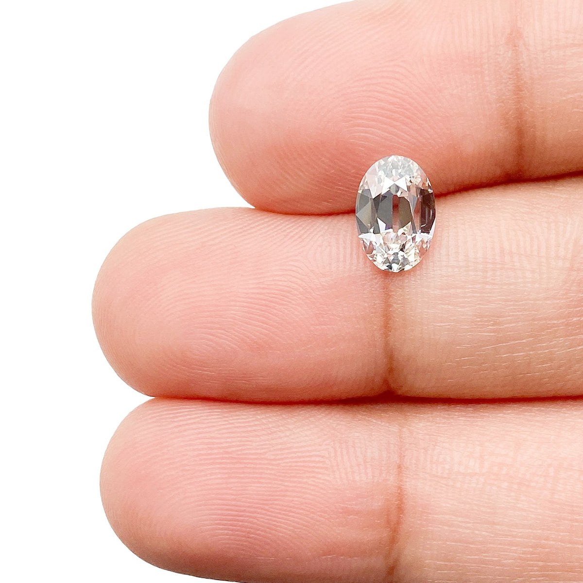 1.07ct | H/VS2 Oval Shape Old Mine Cut Diamond (GIA) - Modern Rustic Diamond