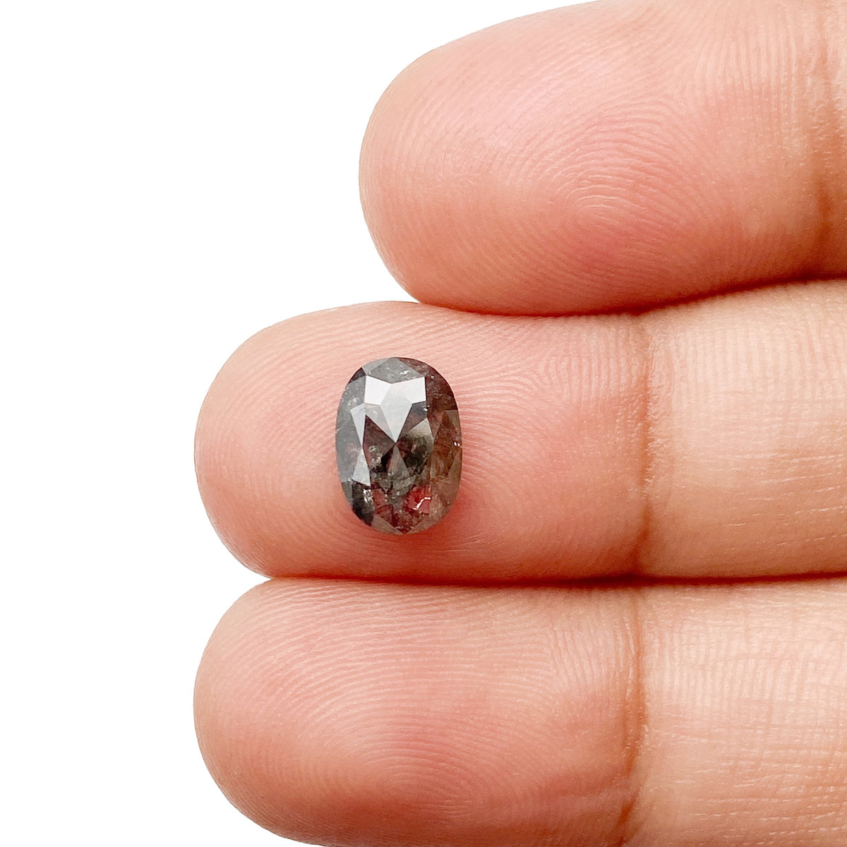 1.08ct | Rustic Oval Shape Rose Cut Diamond - Modern Rustic Diamond