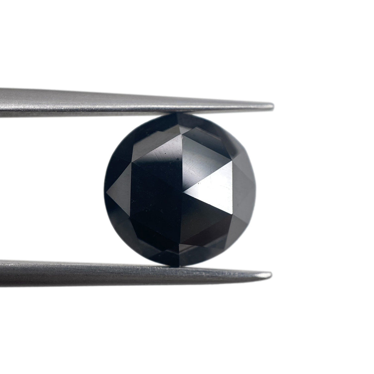 2.93ct | Black/ Round Shape Rose Cut Diamond-Modern Rustic Diamond