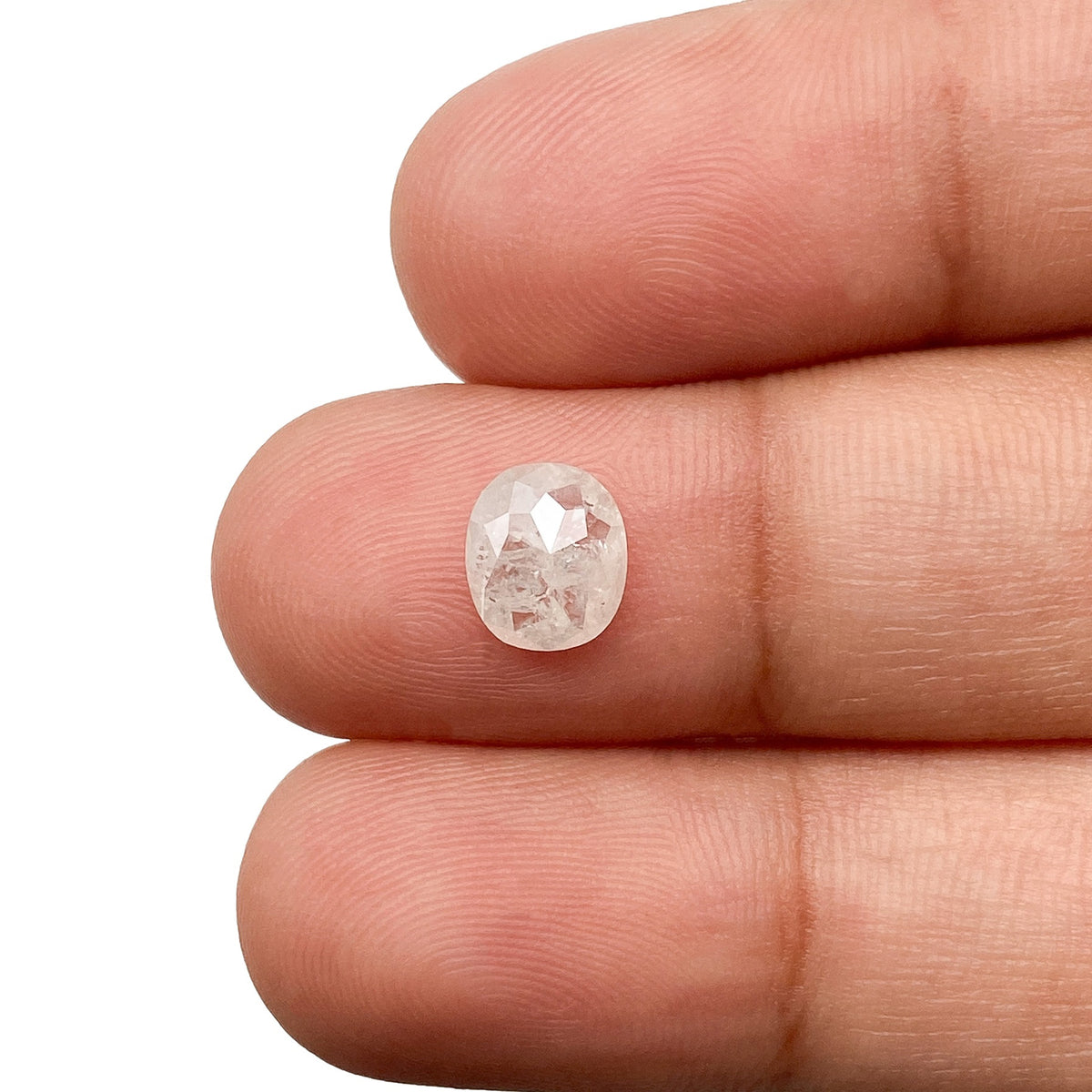 0.87ct | Rustic  Cushion Shape Rose Cut Diamond - Modern Rustic Diamond