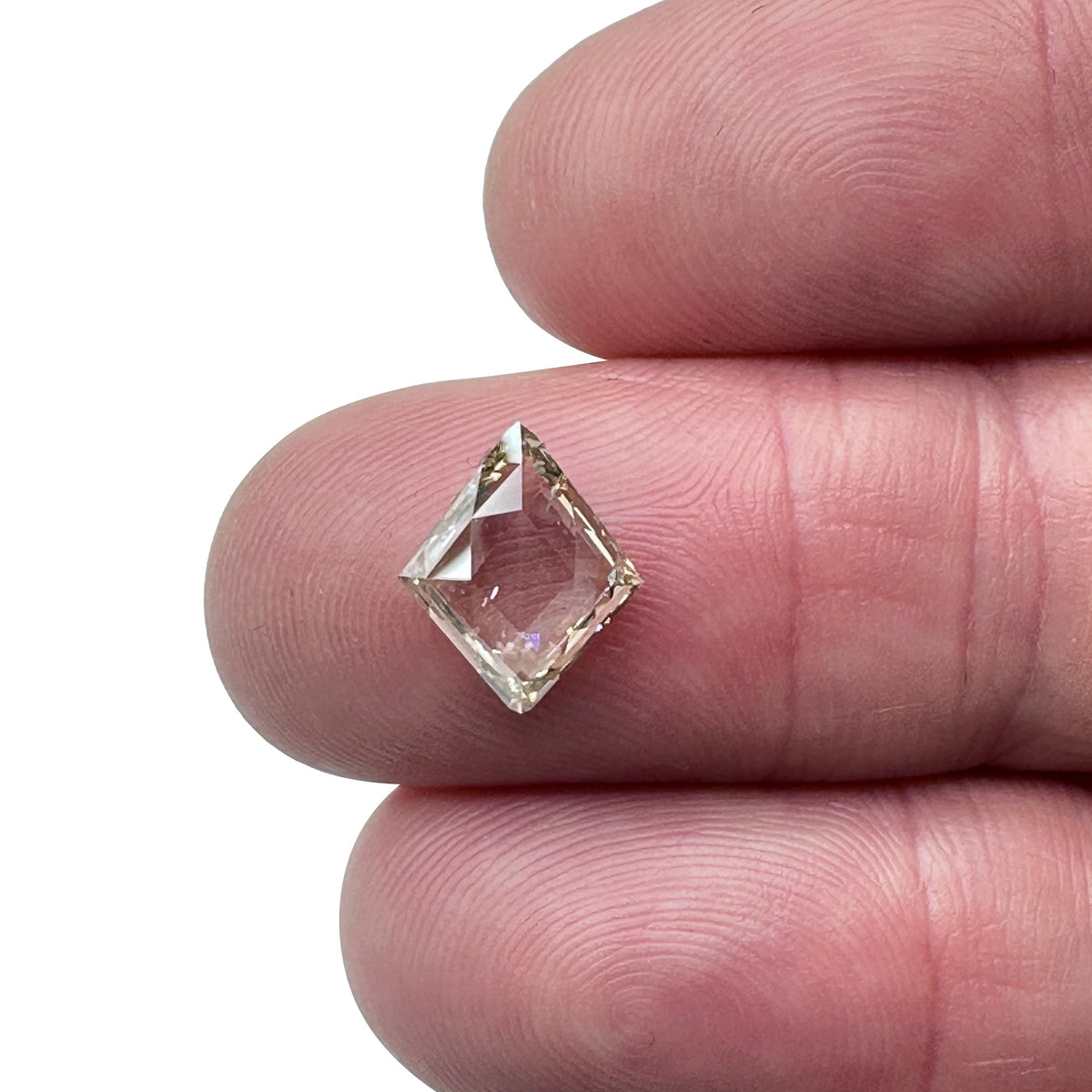 1.75ct | Champagne SI Lozenge Shape Rose Cut Diamond