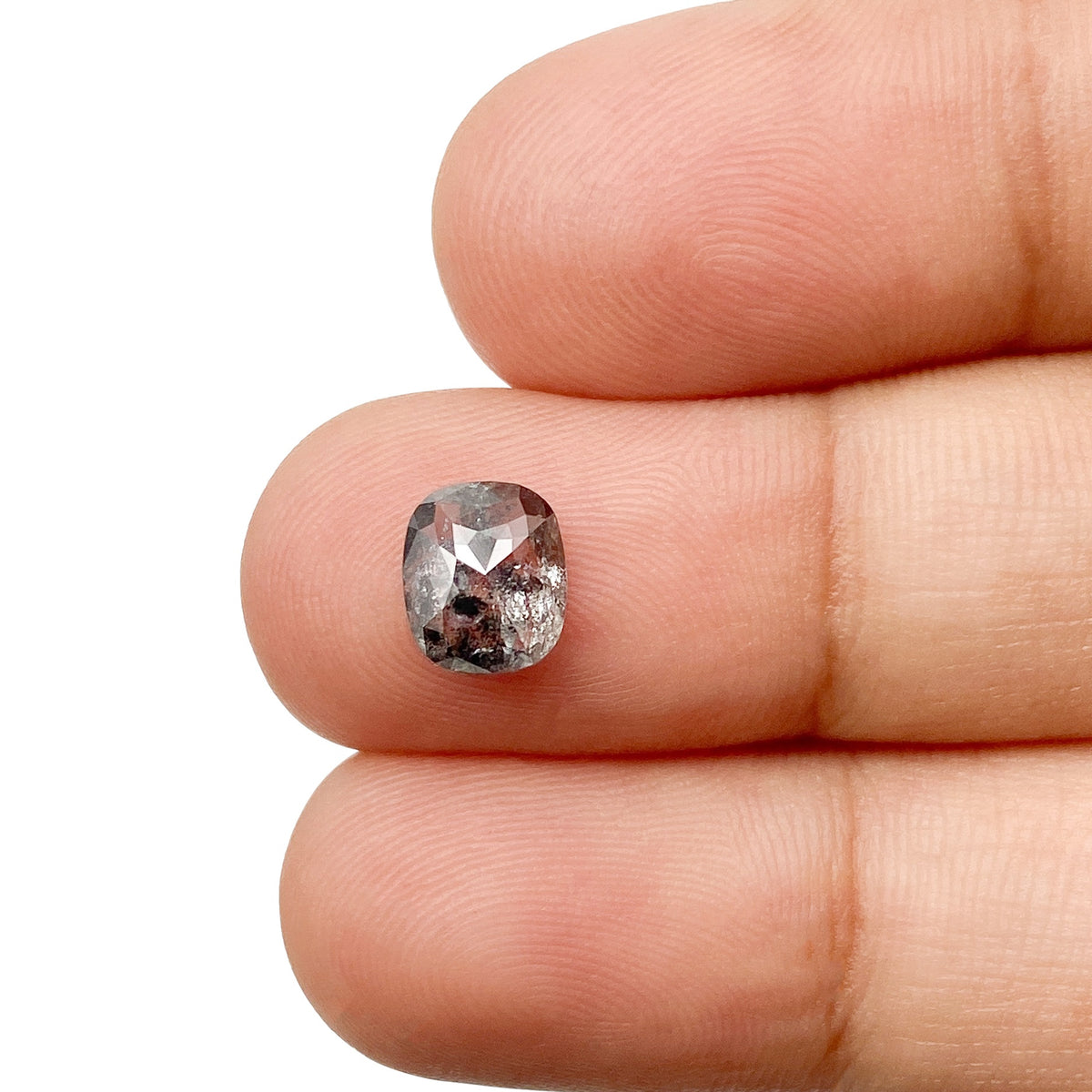 1.13ct | Rustic  Cushion Shape Rose Cut Diamond - Modern Rustic Diamond