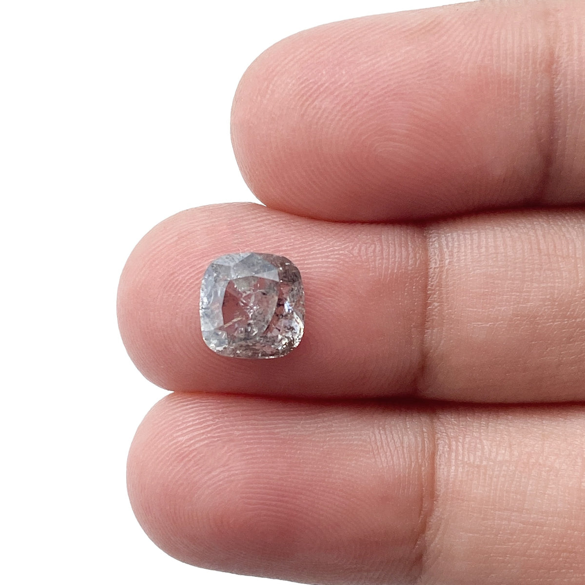1.29ct | Rustic Cushion Shape Rose Cut Diamond - Modern Rustic Diamond
