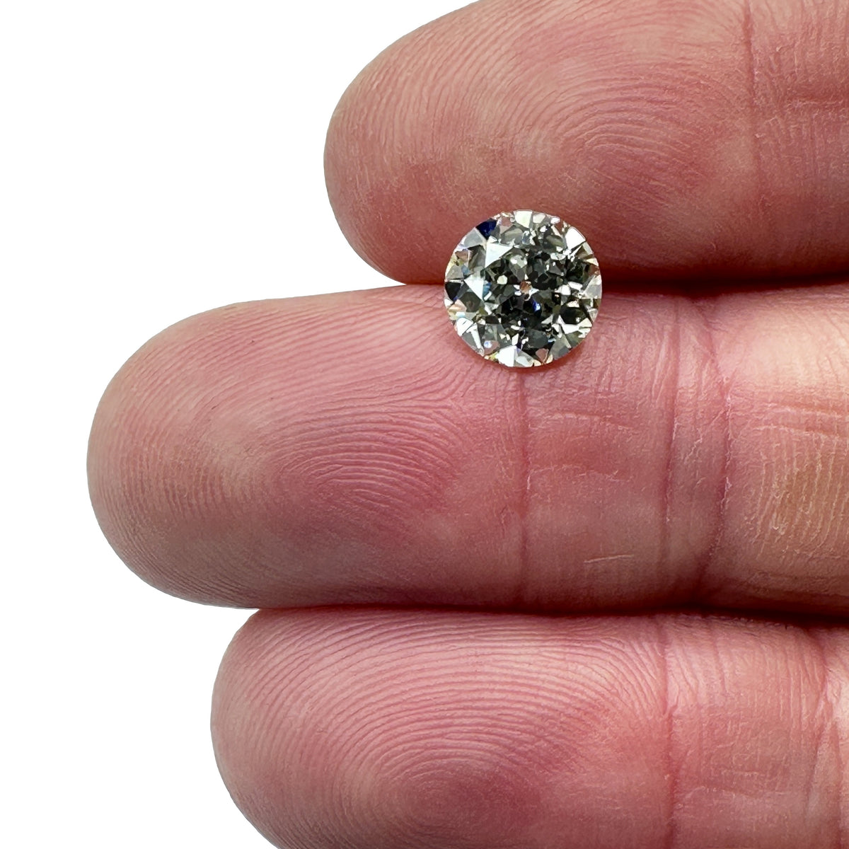1.70ct | N/VS1 Round Shape Brilliant Cut Diamond (GIA) - Modern Rustic Diamond