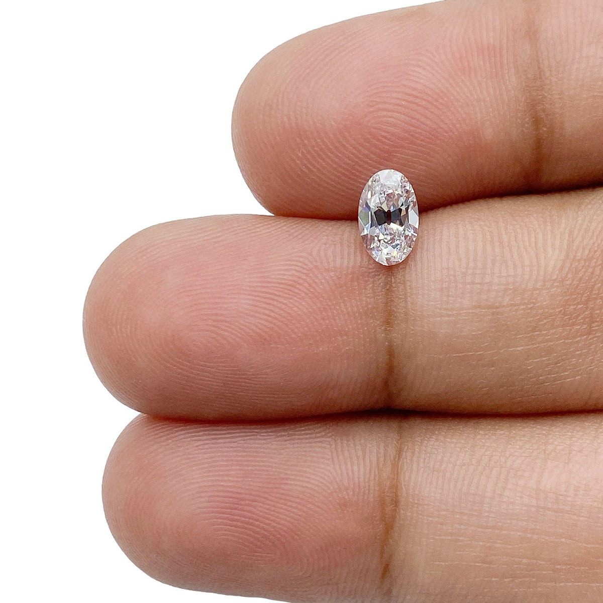 0.50ct | D/VS1 Oval Shape Old Mine Cut Diamond (GIA) - Modern Rustic Diamond