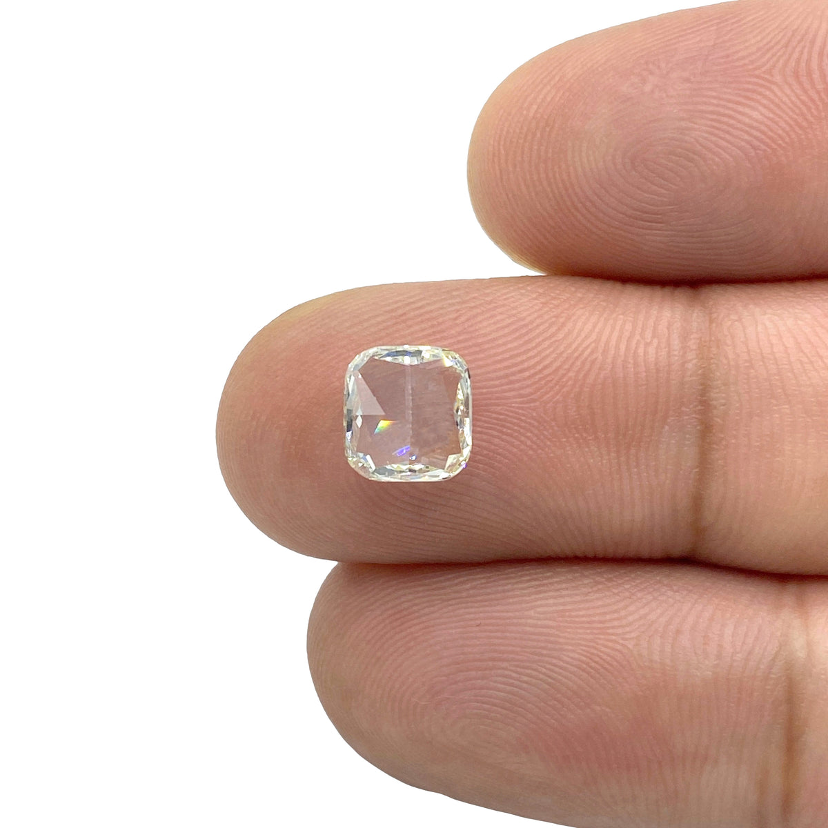 1.00ct | J-K/SI Cushion Shape Old Mine Cut Diamond - Modern Rustic Diamond