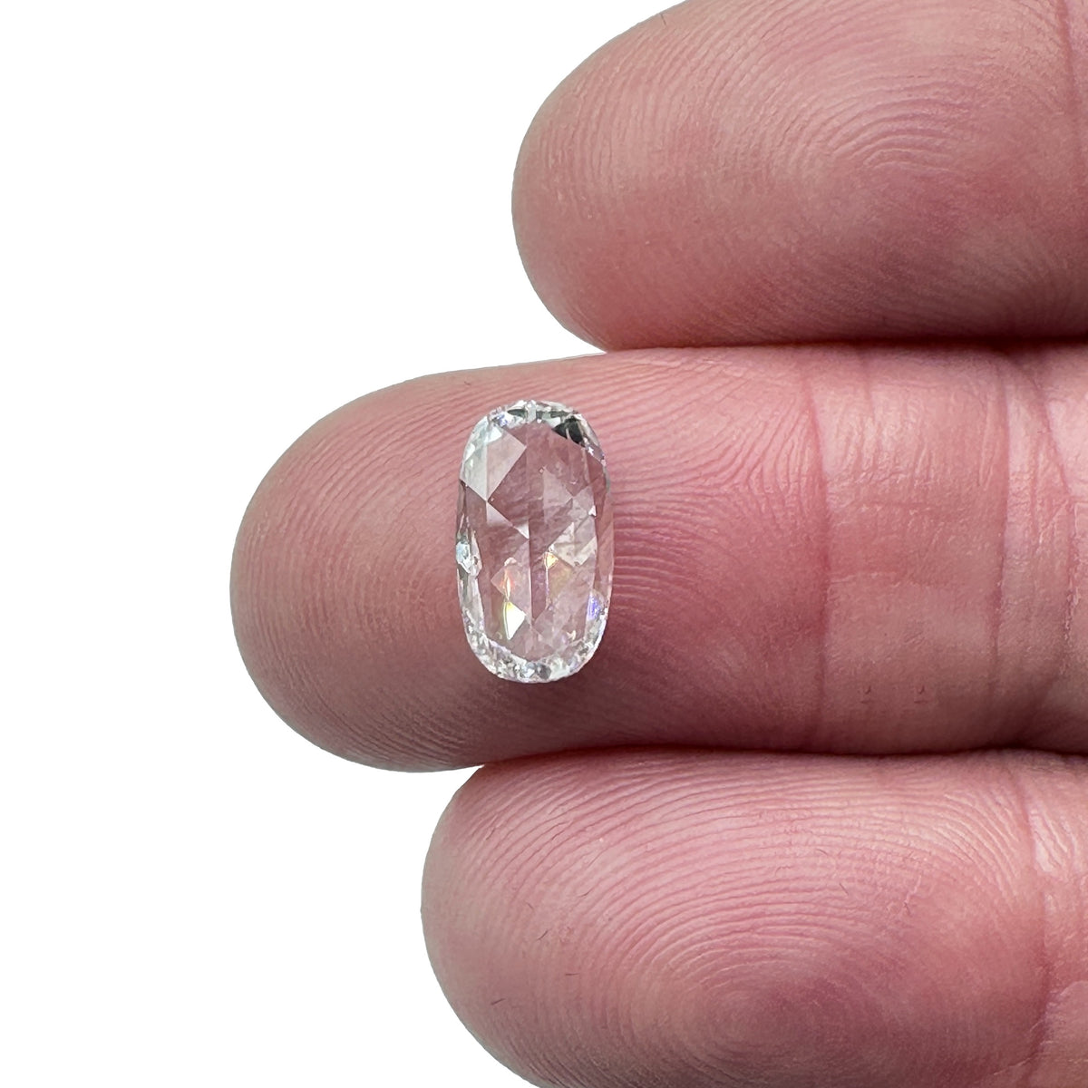 1.50ct | D/VS1 Oval Shape Rose Cut Diamond (GIA) - Modern Rustic Diamond