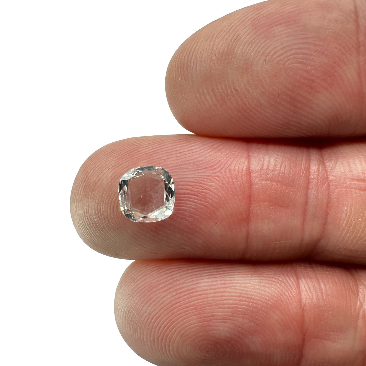 0.60ct | D/VS2 Cushion Shape Rose Cut Diamond (GIA) - Modern Rustic Diamond