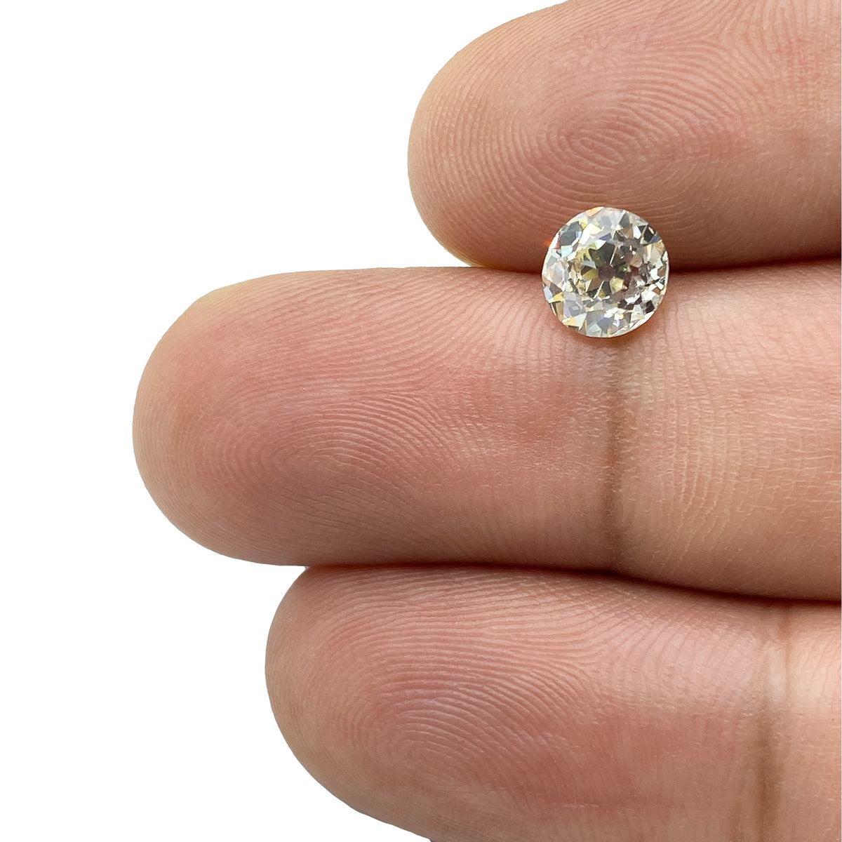 1.08ct | O-P/SI1 Round Shape Vintage Old European Cut Diamond (GIA) - Modern Rustic Diamond