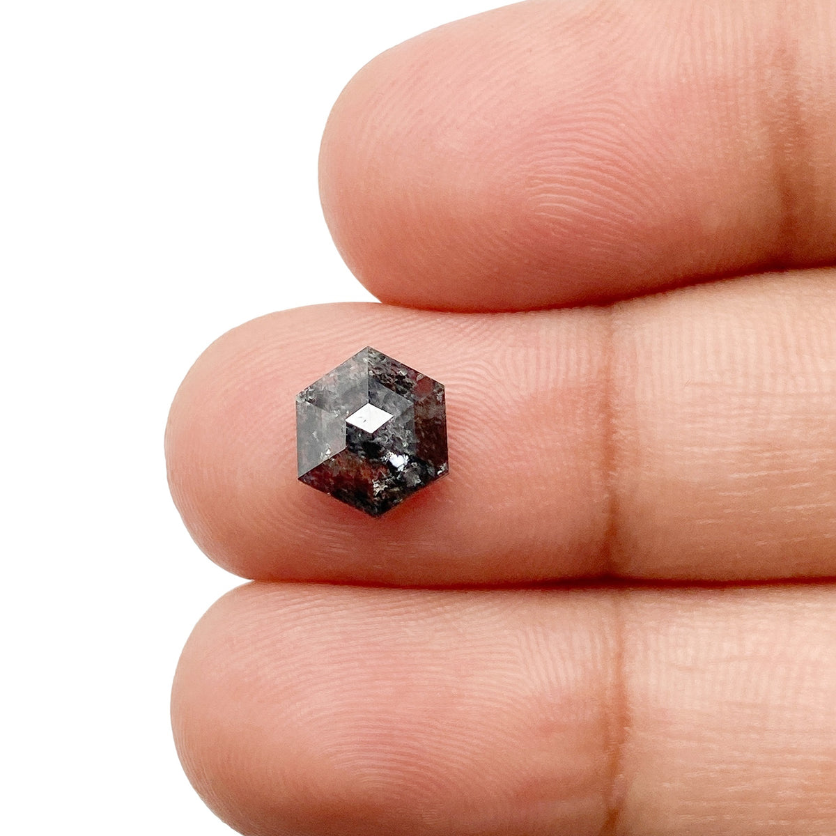 1.63ct | Rustic  Cushion Shape Rose Cut Diamond - Modern Rustic Diamond
