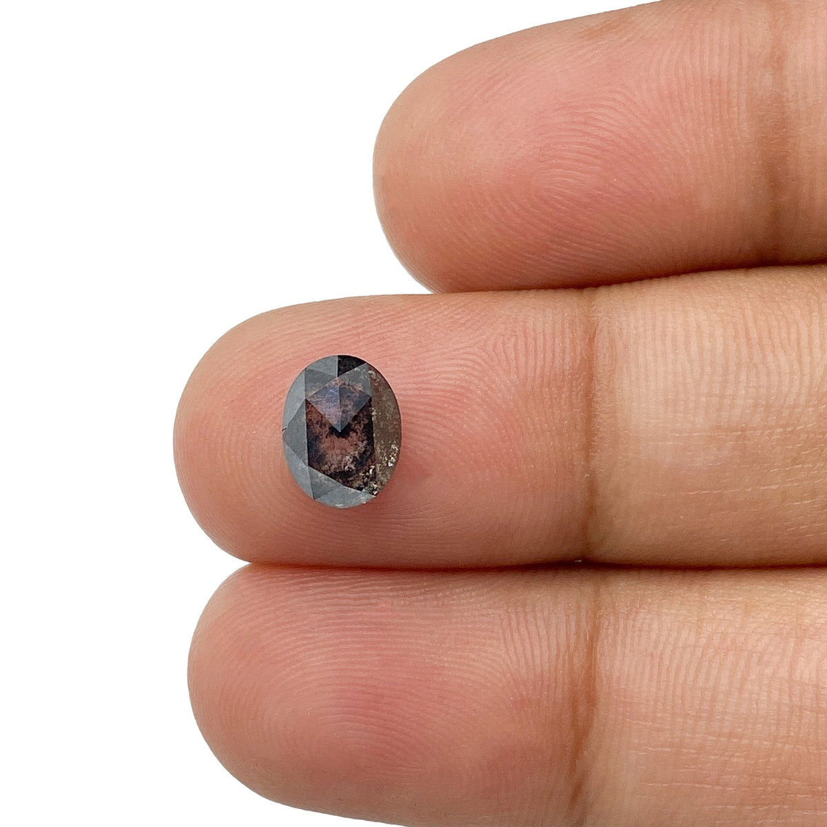1.41ct | Rustic  Oval Shape Rose Cut Diamond - Modern Rustic Diamond