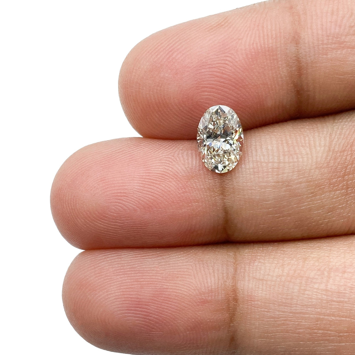 1.01ct | J-K/VVS Oval Shape Brilliant Cut Diamond - Modern Rustic Diamond