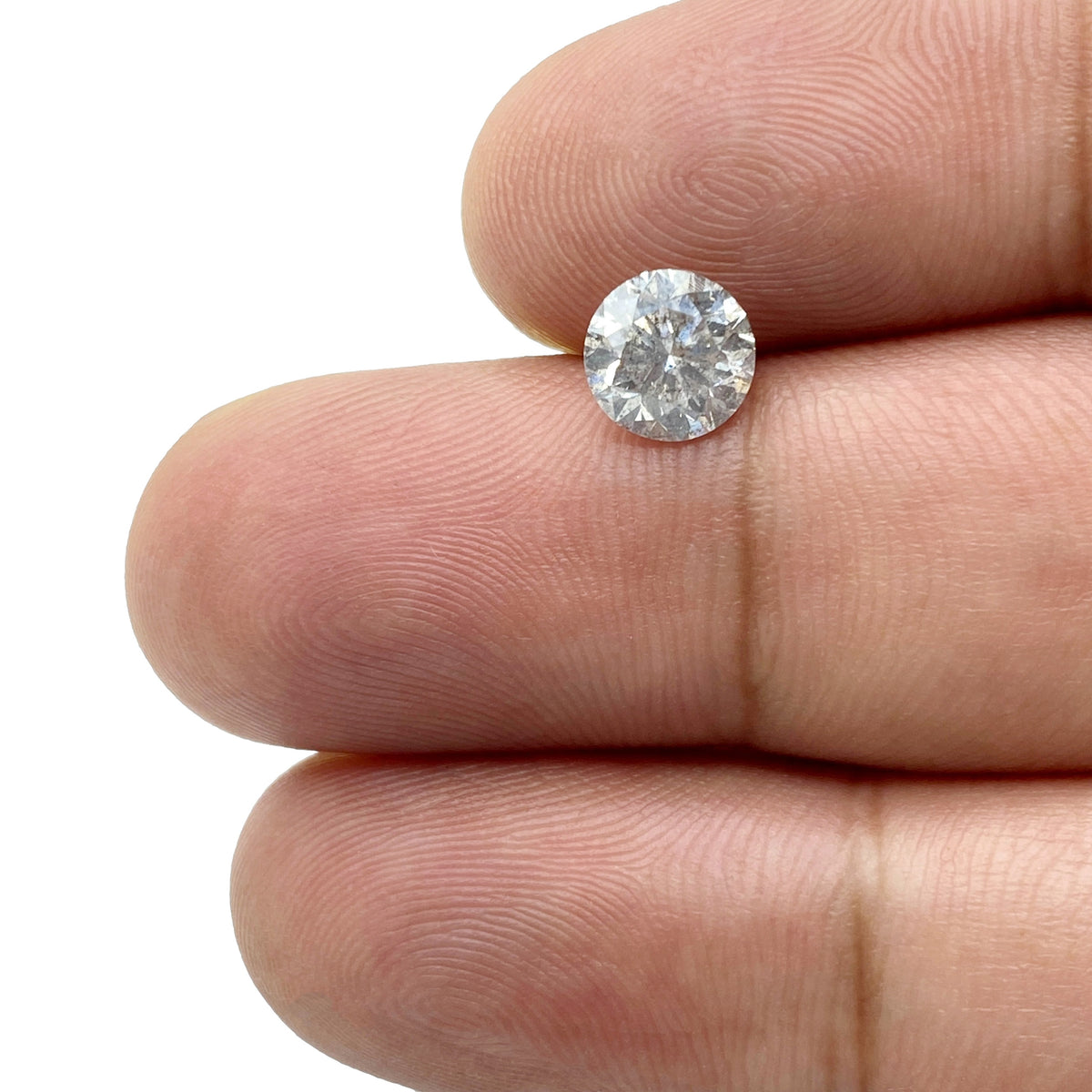 1.23ct | Rustic  Round Shape Brilliant Cut Diamond - Modern Rustic Diamond