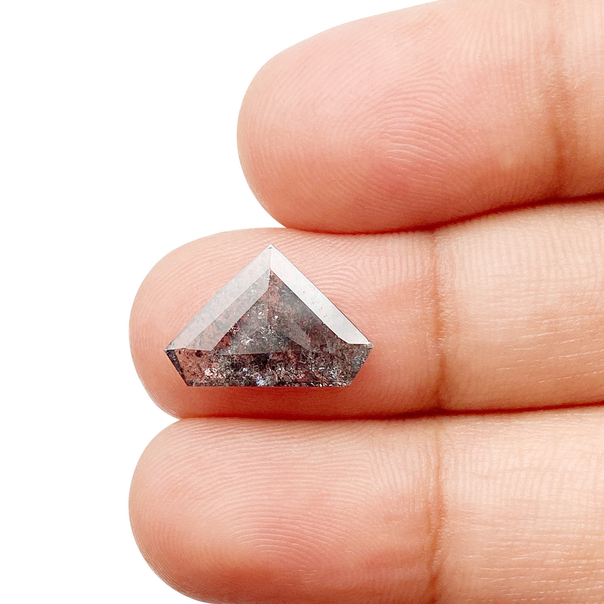 2.04ct | Rustic Shield Shape Rose Cut Diamond - Modern Rustic Diamond