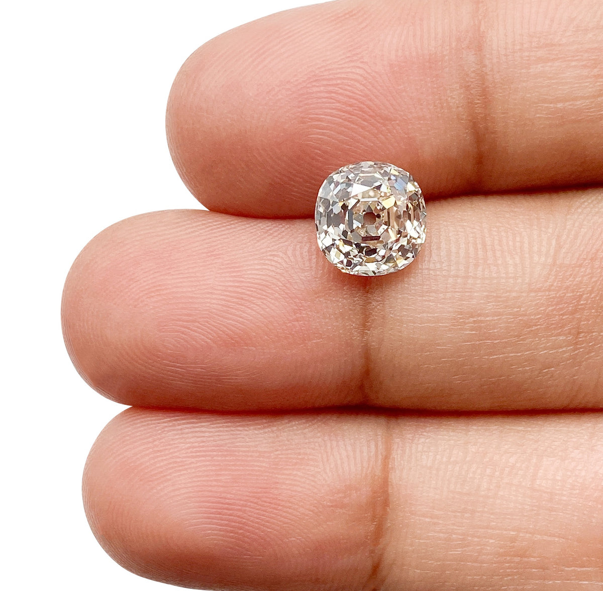 2.03ct | L/VS1 Cushion Shape Old Mine Cut Diamond (GIA) - Modern Rustic Diamond