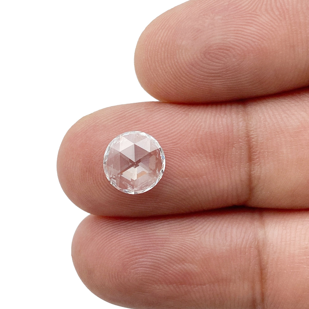 1.14ct | F/SI1 Round Shape Rose Cut Diamond (GIA) - Modern Rustic Diamond