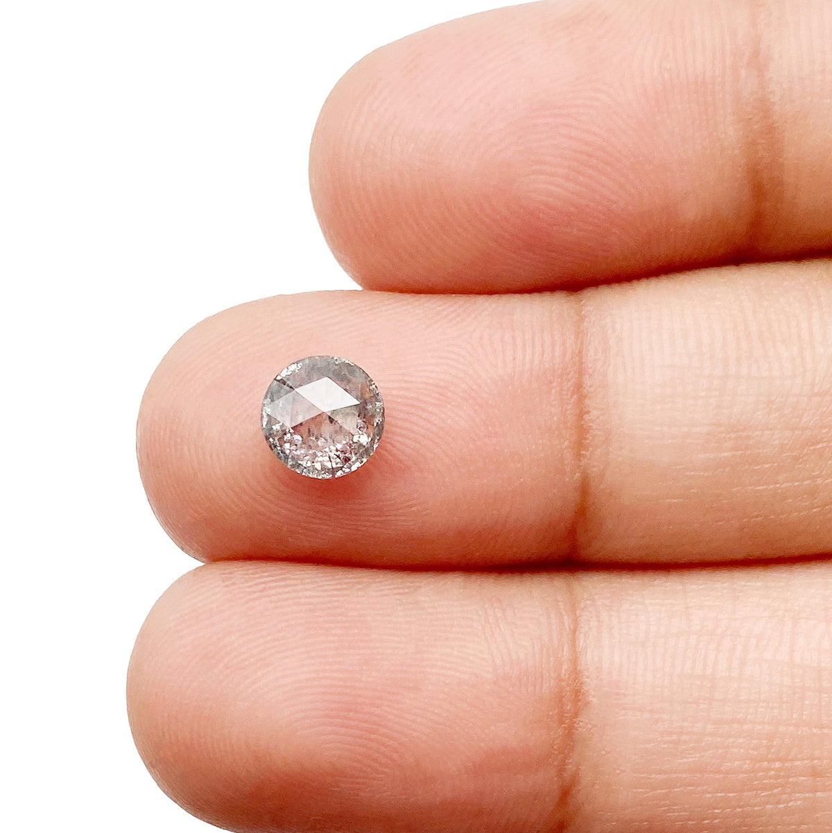 0.78ct | Rustic Round Shape Rose Cut Diamond - Modern Rustic Diamond