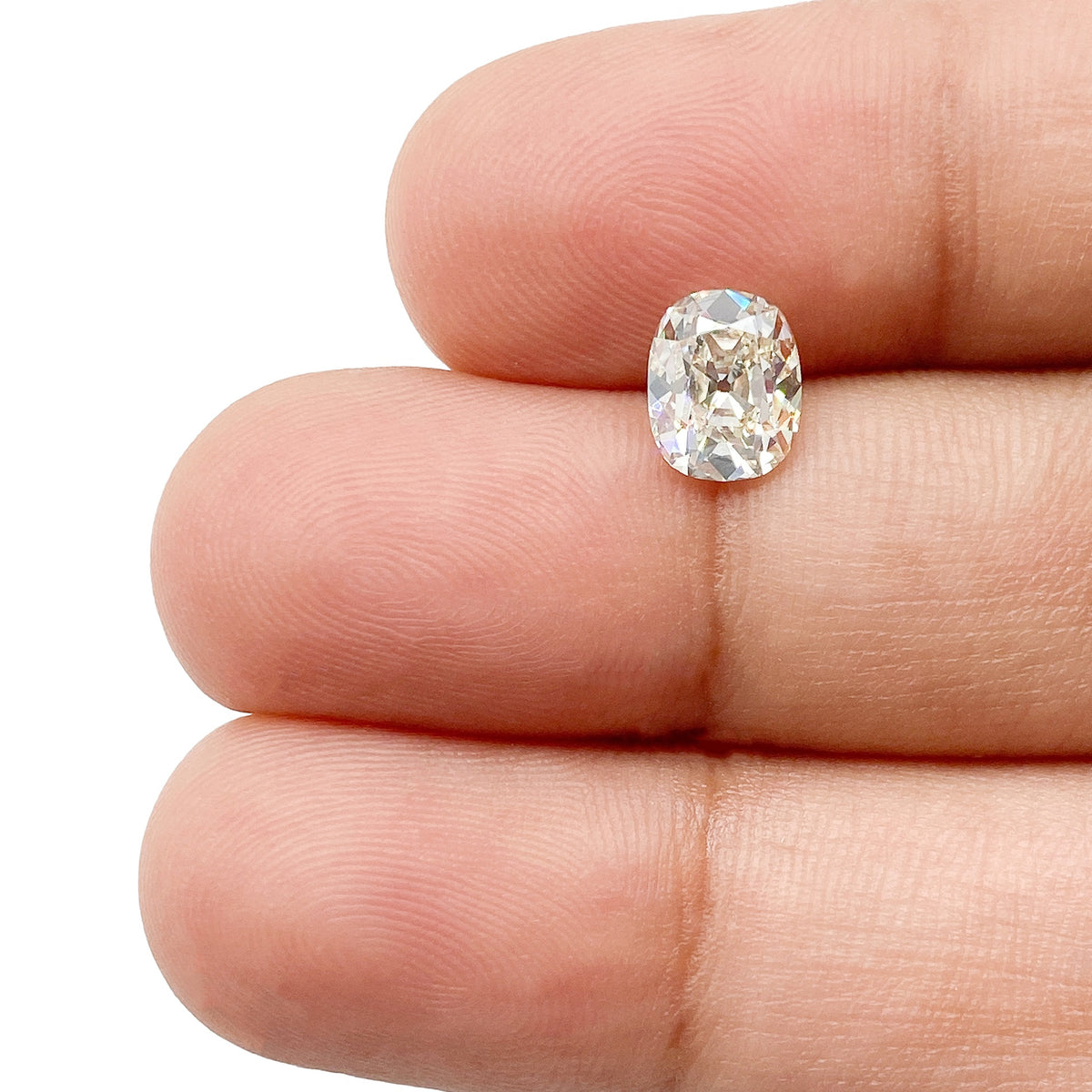 1.15ct | K/VVS1 Cushion Shape Old Mine Cut Diamond (GIA) - Modern Rustic Diamond