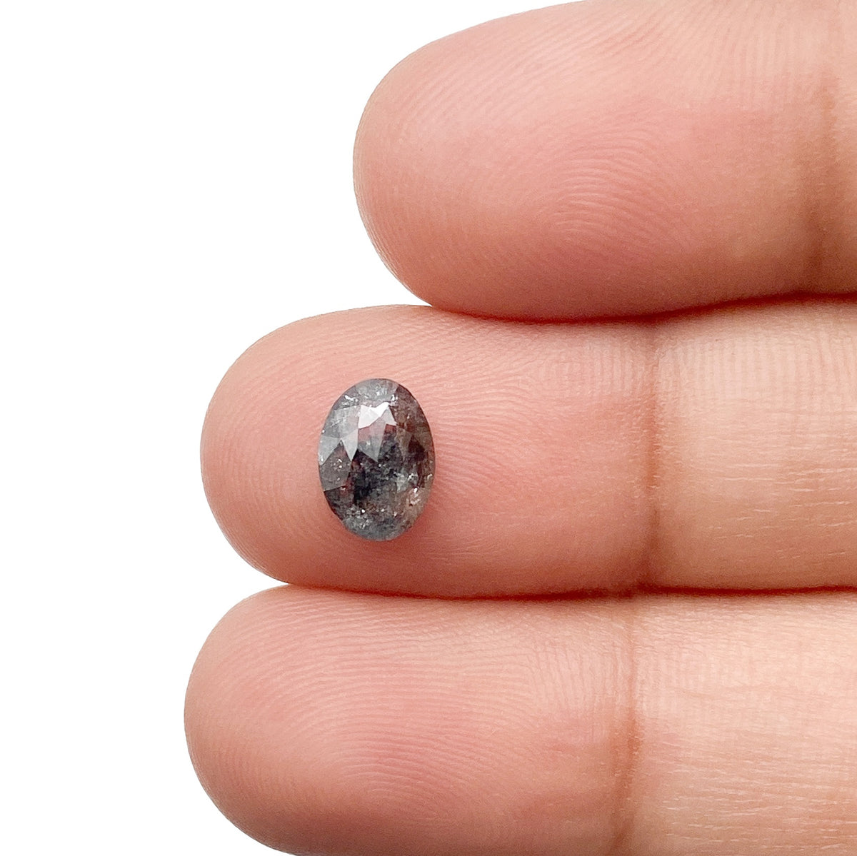 0.95ct | Rustic  Oval Shape Rose Cut Diamond - Modern Rustic Diamond