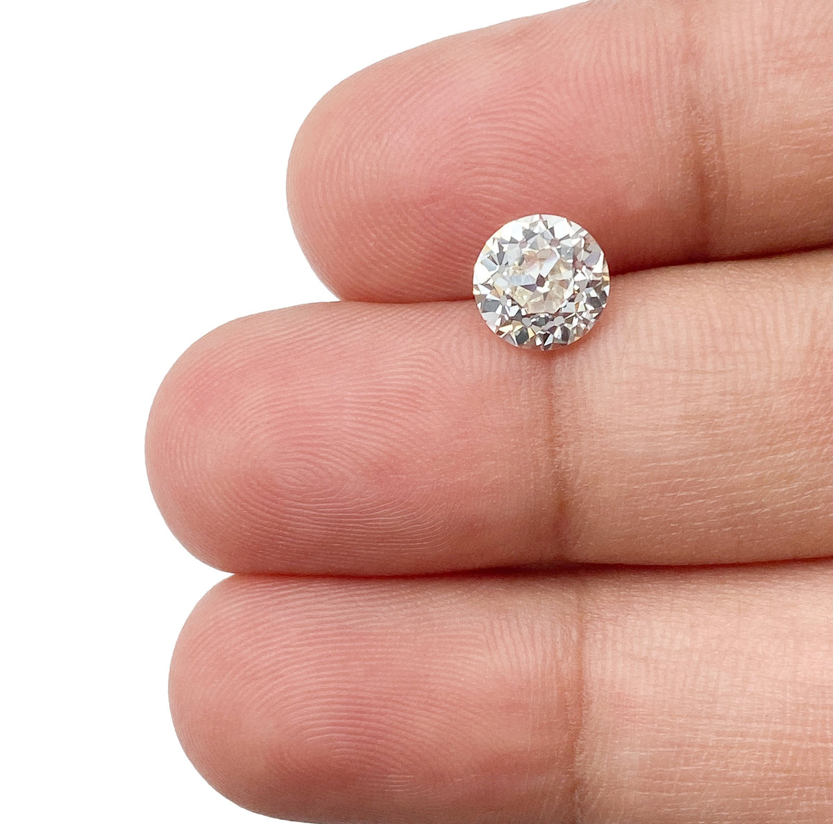 1.38ct | L/VVS2 Round Shape Old European Cut Diamond (GIA) - Modern Rustic Diamond