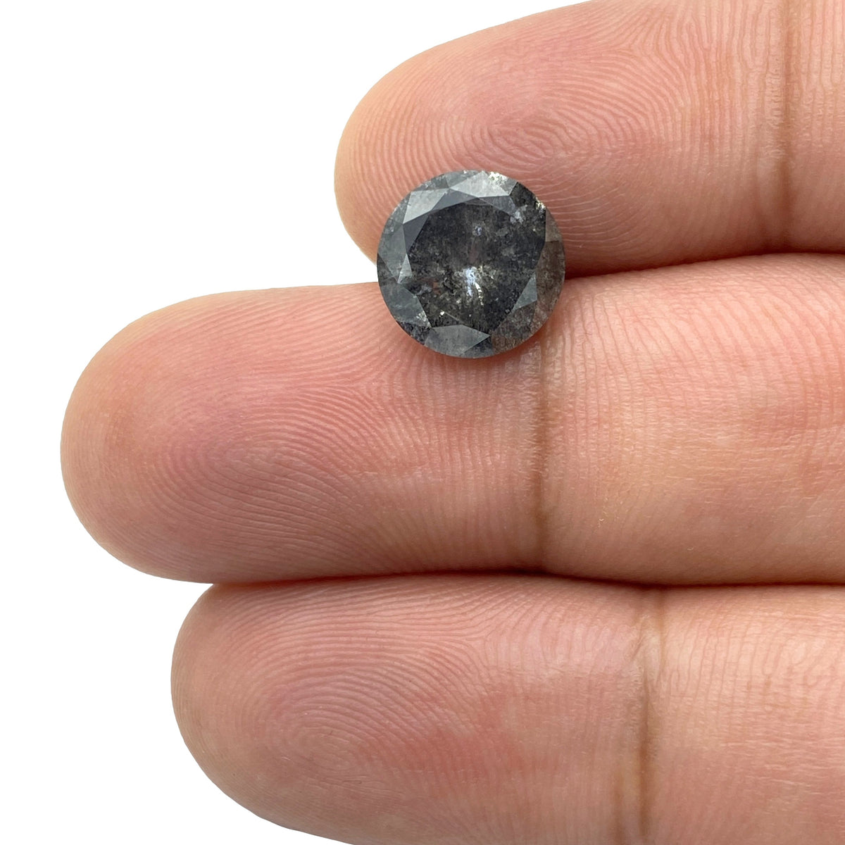 3.24ct | Rustic Round Shape Brilliant Cut Diamond - Modern Rustic Diamond