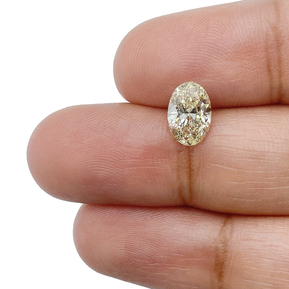 1.20ct | S-T/VVS2 Oval Shape Brilliant Cut Diamond (GIA) - Modern Rustic Diamond