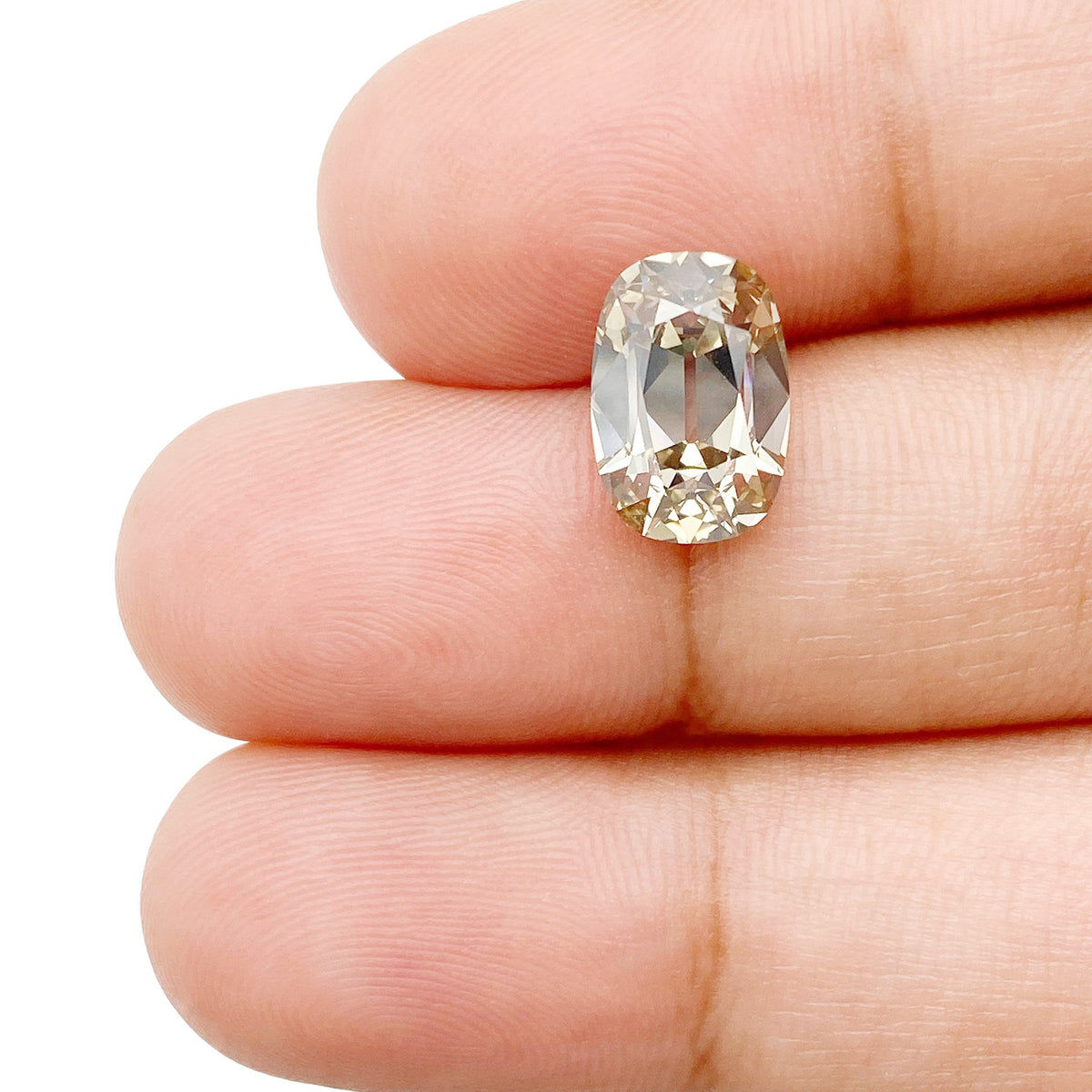 2.53ct | Cognac VS2 Cushion Shape Old Mine Cut Diamond (GIA) - Modern Rustic Diamond
