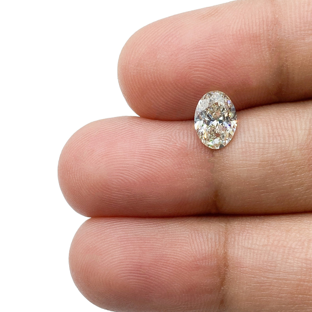 1.01ct | J-K/VVS Oval Shape Brilliant Cut Diamond - Modern Rustic Diamond