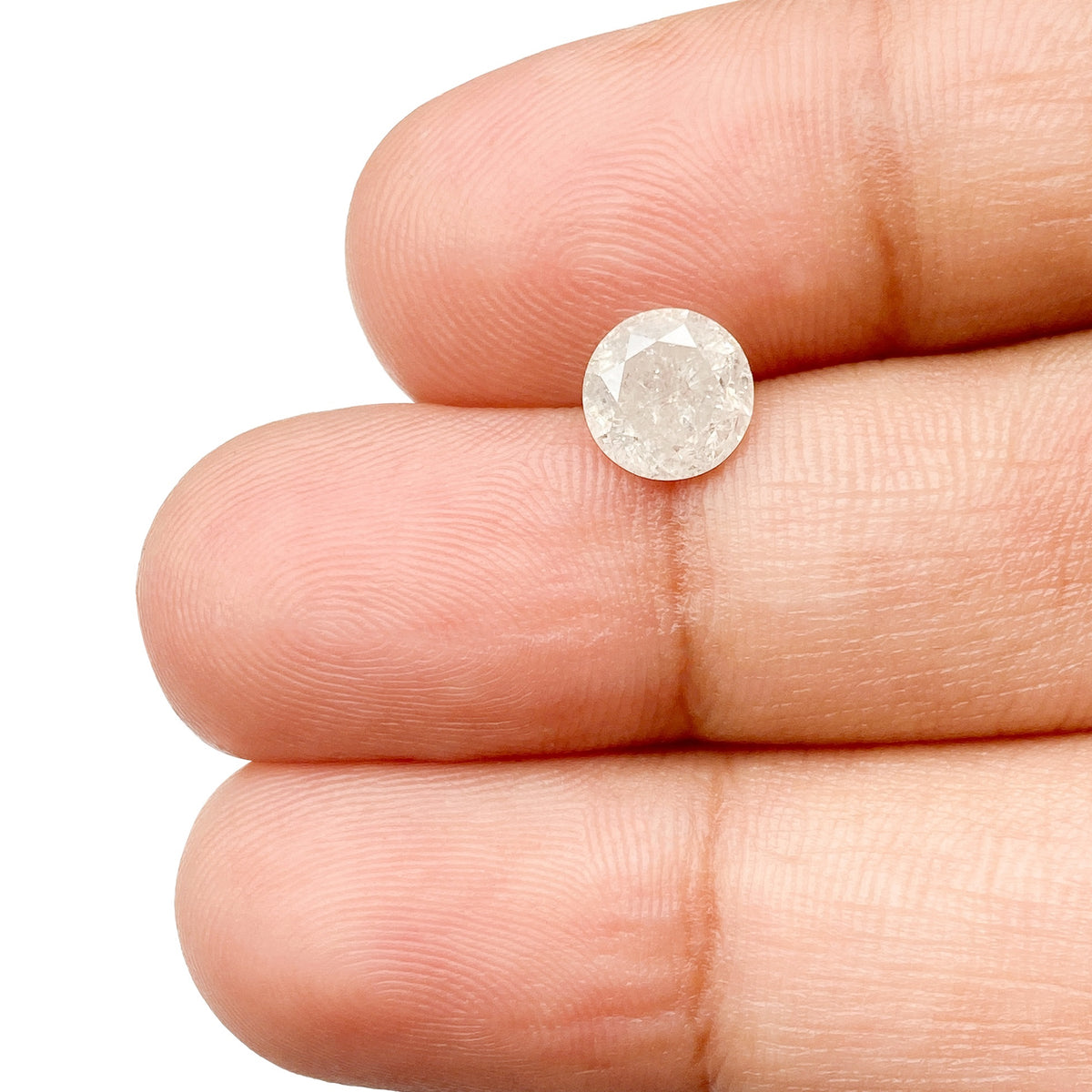 1.10ct | Rustic Round Shape Brilliant Cut Diamond - Modern Rustic Diamond