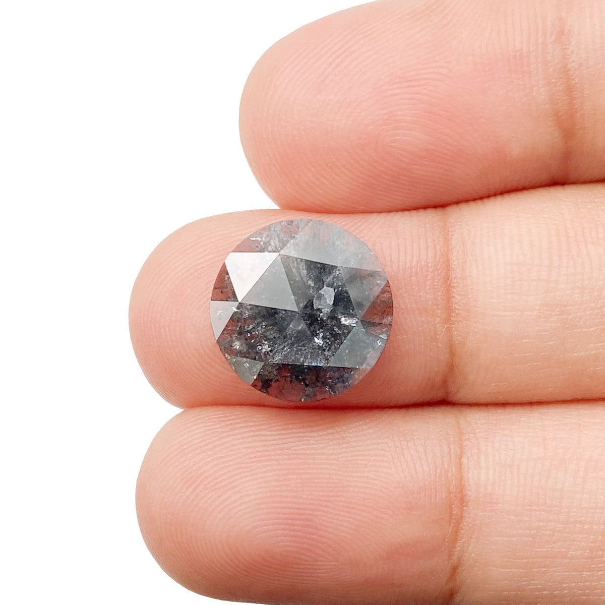 3.83ct | Rustic Round Shape Rose Cut Diamond - Modern Rustic Diamond