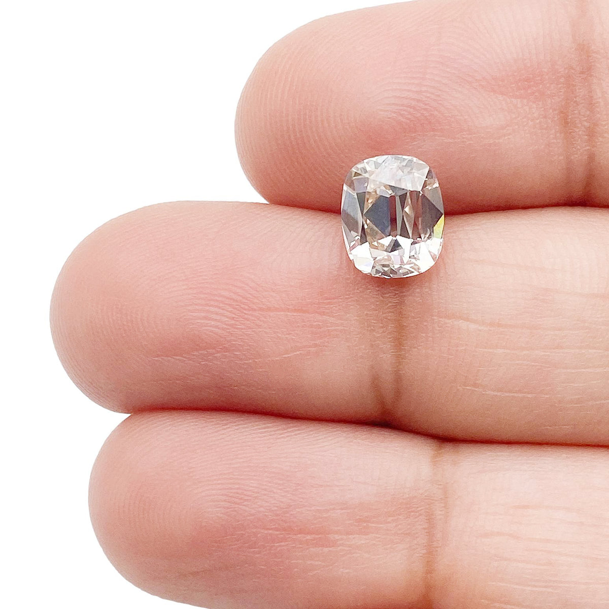 1.68ct | M/VS1 Cushion Shape Old Mine Cut Diamond (GIA) - Modern Rustic Diamond