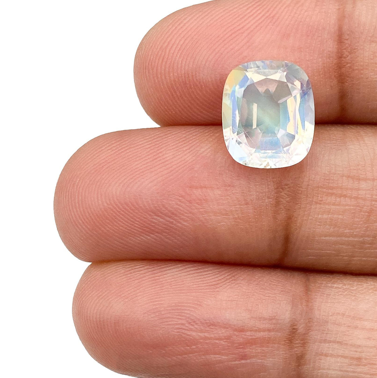 2.89ct |  Cushion Shape  Moonstone - Modern Rustic Diamond