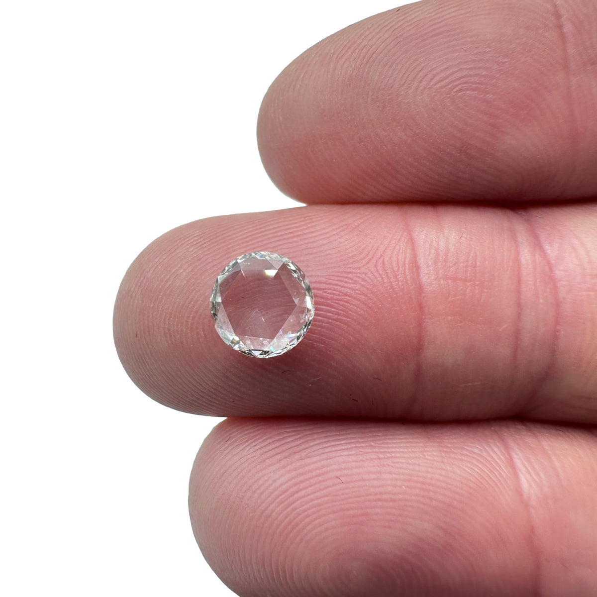 1.07ct | F/VS2 Round Shape Rose Cut Diamond (GIA) - Modern Rustic Diamond
