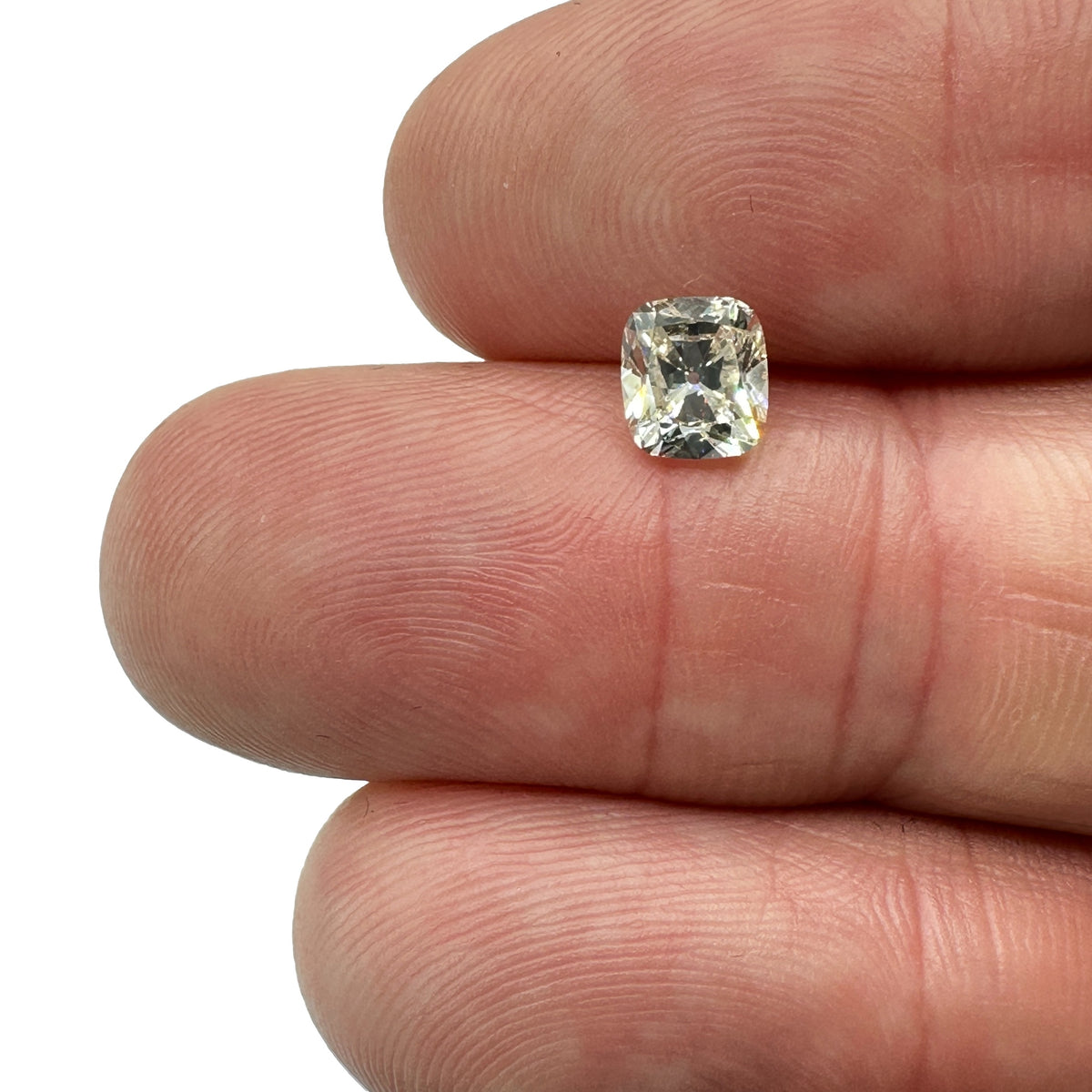 1.00ct | I/SI1 Cushion Shape Old Mine Cut Diamond (EGL USA) - Modern Rustic Diamond