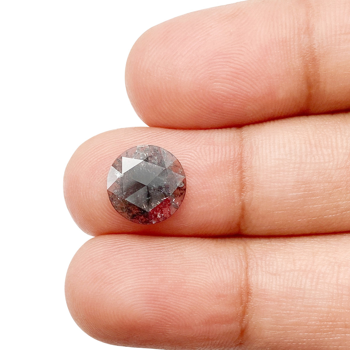 1.50ct | Rustic  Round Shape Rose Cut Diamond - Modern Rustic Diamond