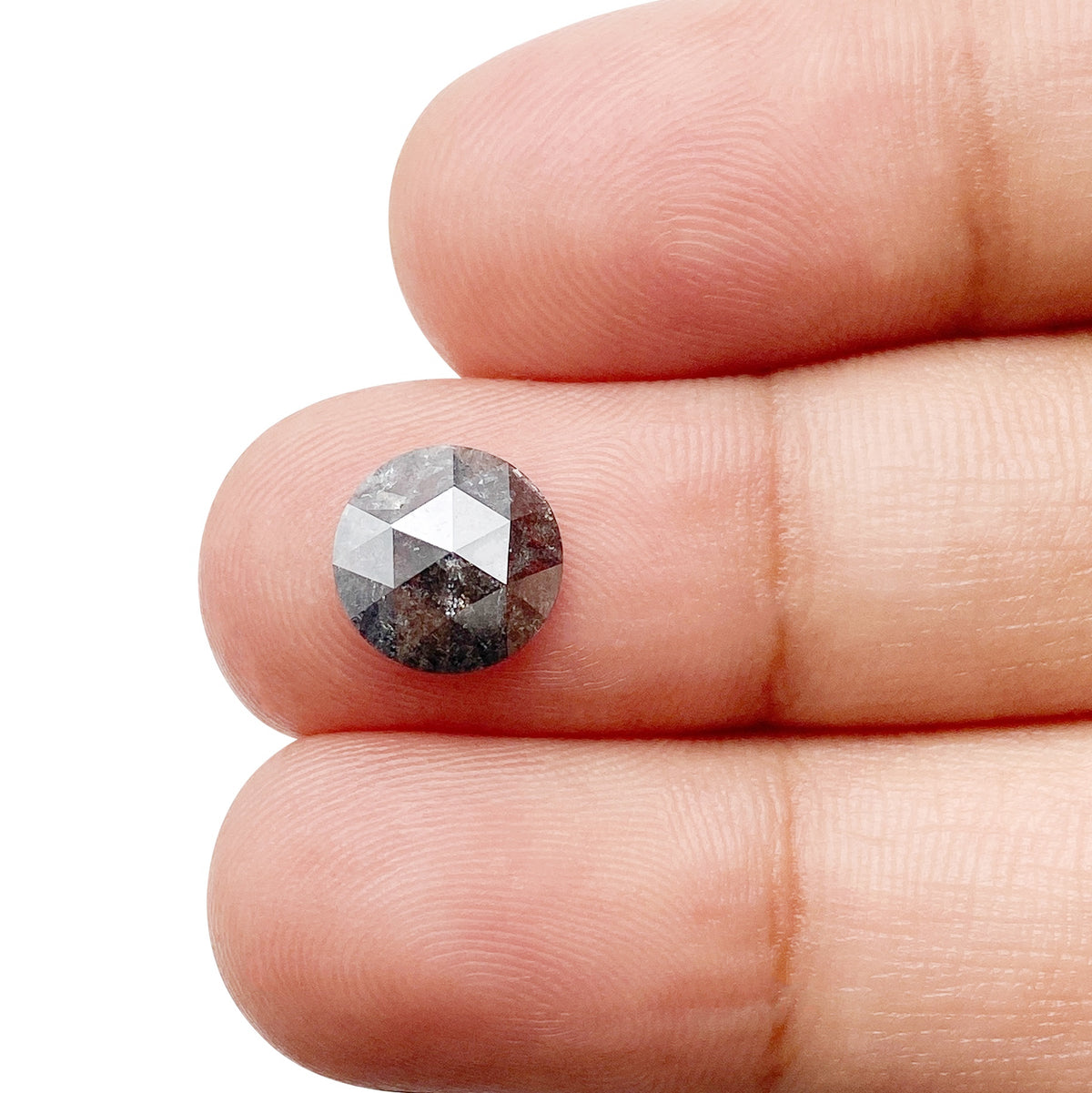 1.27ct | Rustic  Round Shape Rose Cut Diamond - Modern Rustic Diamond