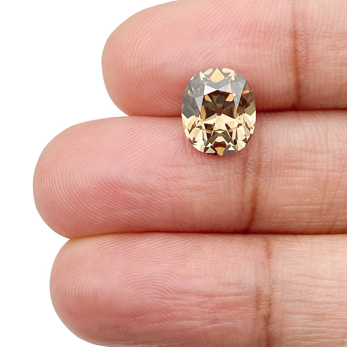 2.29ct | Cognac SI1 Cushion Shape Old Mine Cut Diamond (GIA) - Modern Rustic Diamond