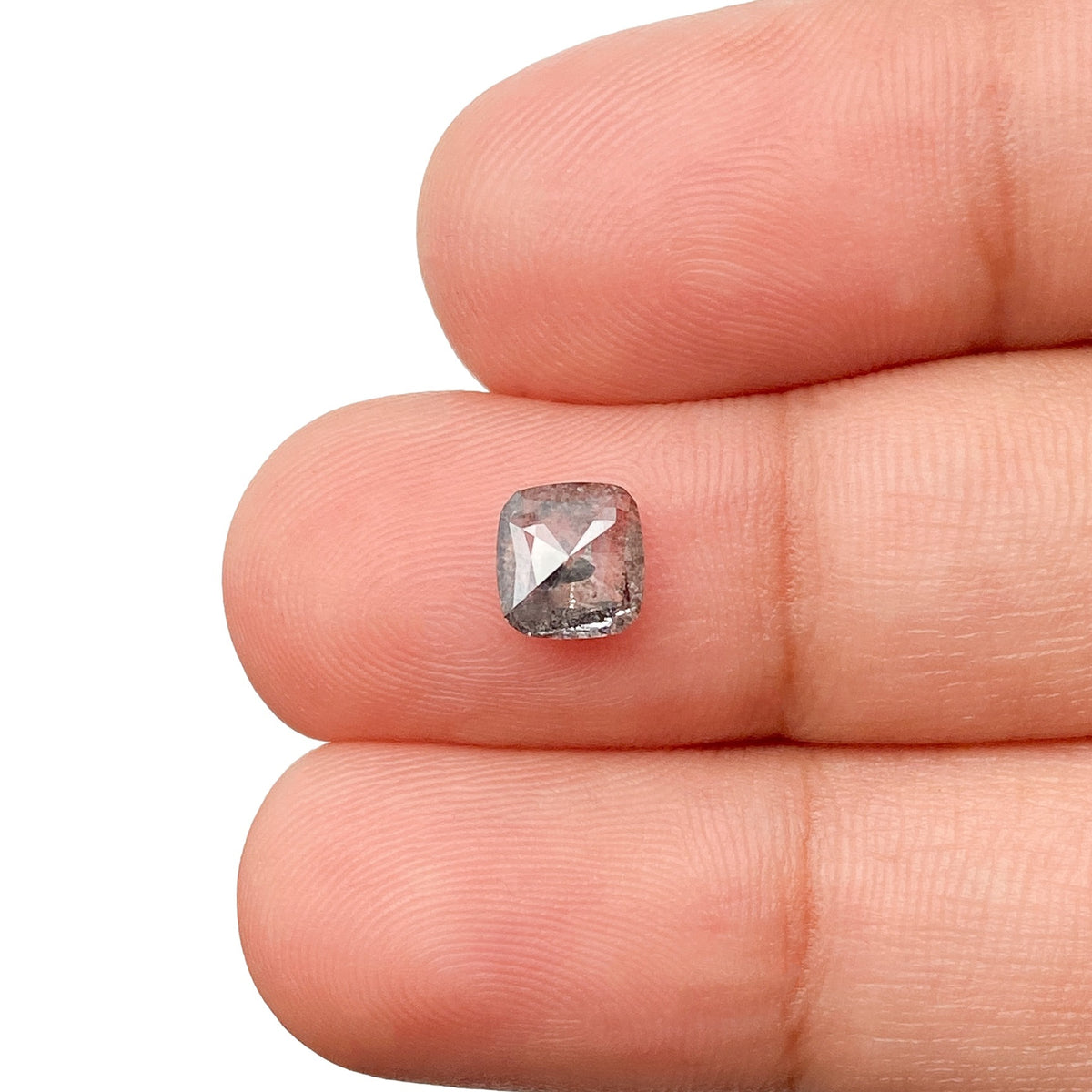 0.94ct | Rustic Cushion Shape Rose Cut Diamond - Modern Rustic Diamond