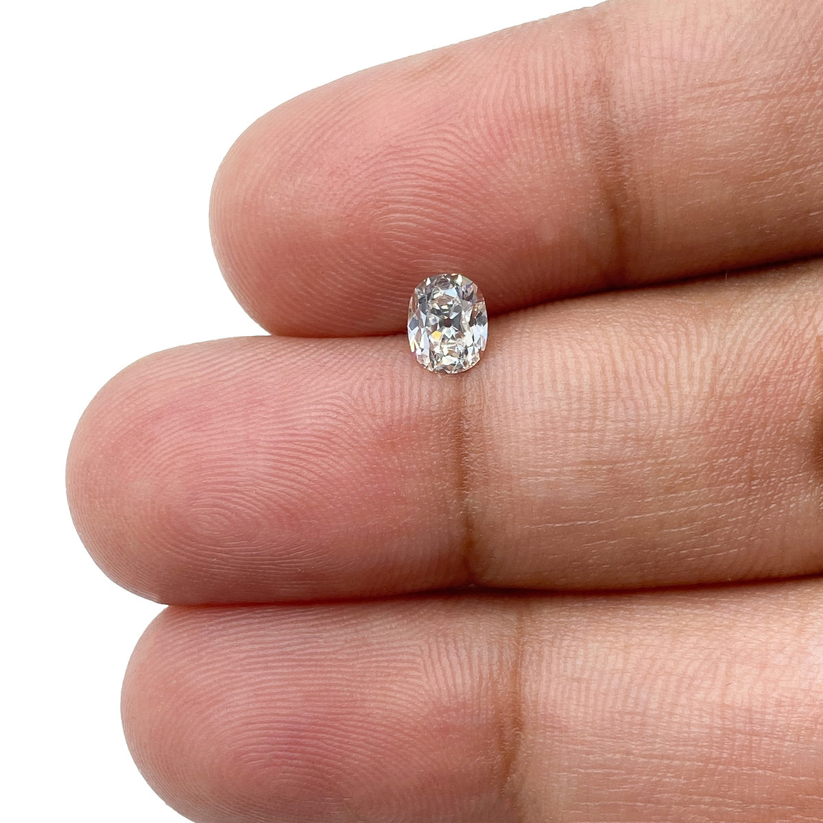 0.40ct | E-F/VS Oval Shape Old Mine Cut Diamond - Modern Rustic Diamond