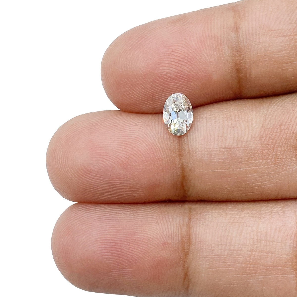 0.62ct | D-E/VS Oval Shape Old Mine Cut Diamond - Modern Rustic Diamond