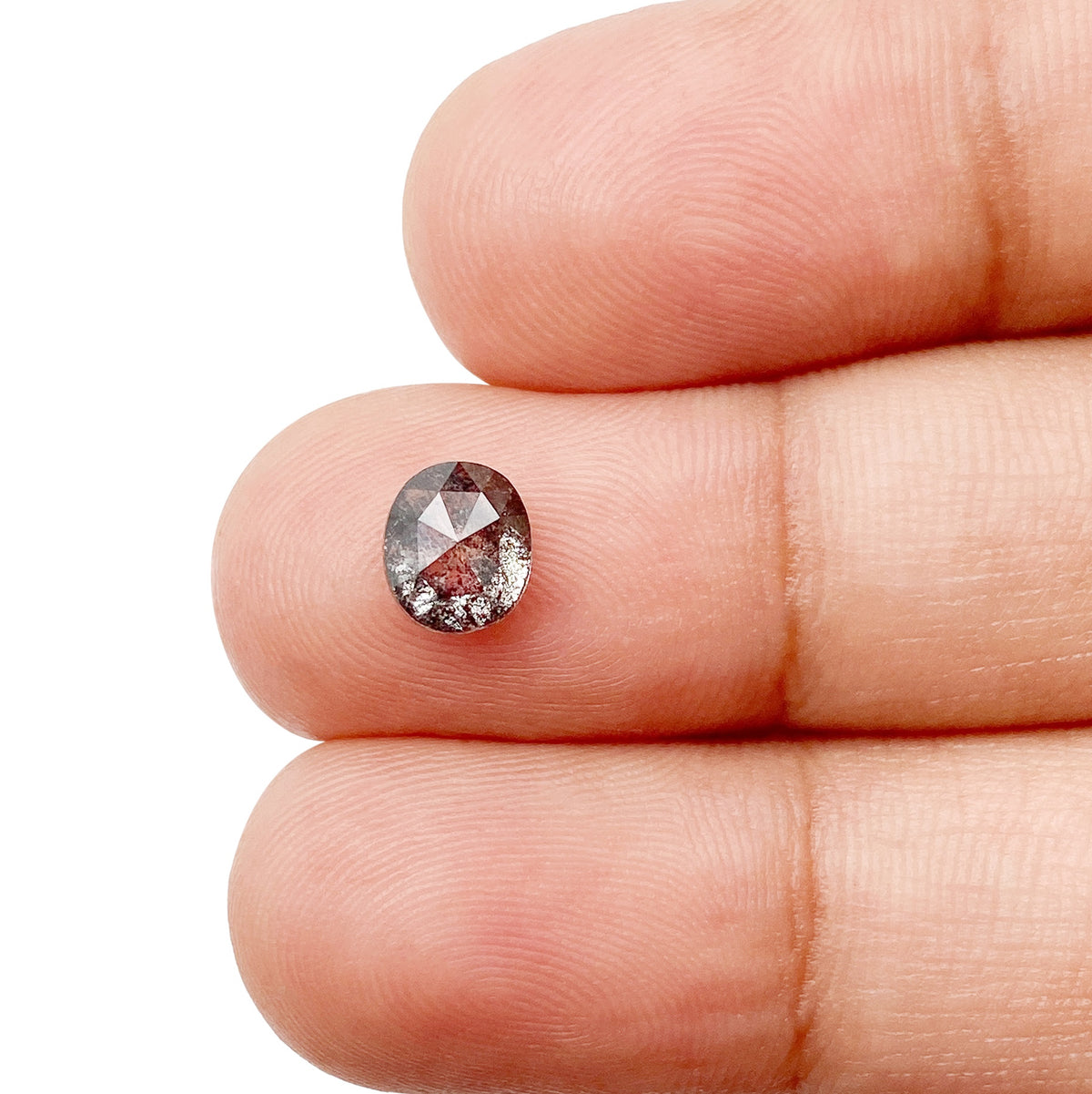 0.97ct | Rustic  Cushion Shape Rose Cut Diamond - Modern Rustic Diamond