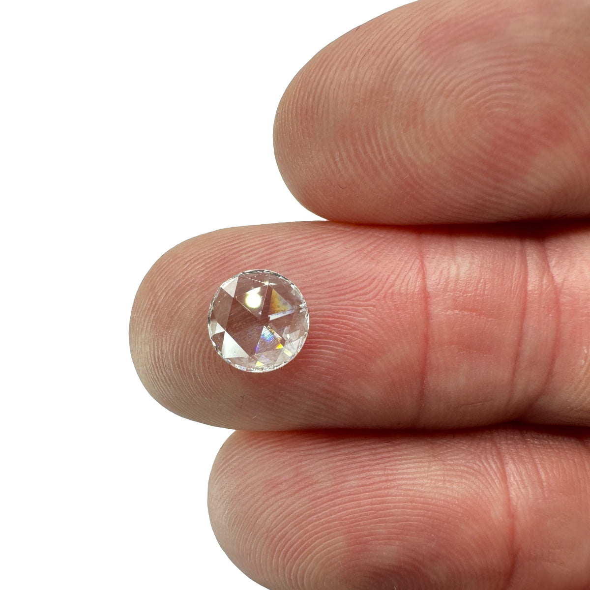 0.78ct | G/VS2 Round Shape Rose Cut Diamond (GIA) - Modern Rustic Diamond