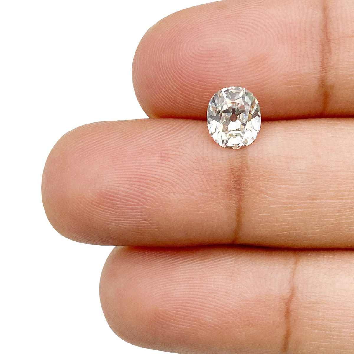 1.20ct | I/SI1 Oval Shape Old Mine Cut Diamond (GIA) - Modern Rustic Diamond