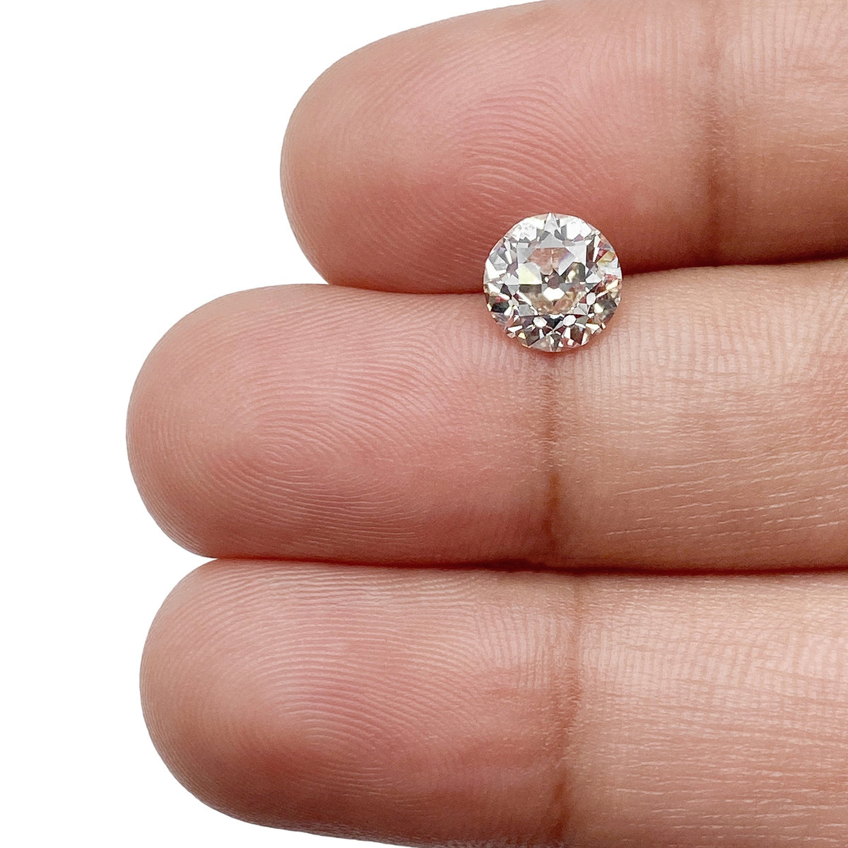 1.30ct | M/VS1 Round Shape Old European Cut Diamond (GIA) - Modern Rustic Diamond