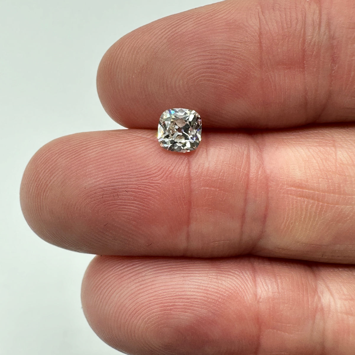 1.00ct | K/VVS1 Cushion Shape Old Mine Cut Diamond (GIA) - Modern Rustic Diamond