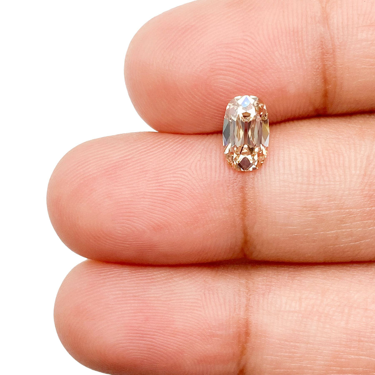 0.94ct | Champagne VS1 Cushion Shape Old Mine Cut Diamond (GIA) - Modern Rustic Diamond