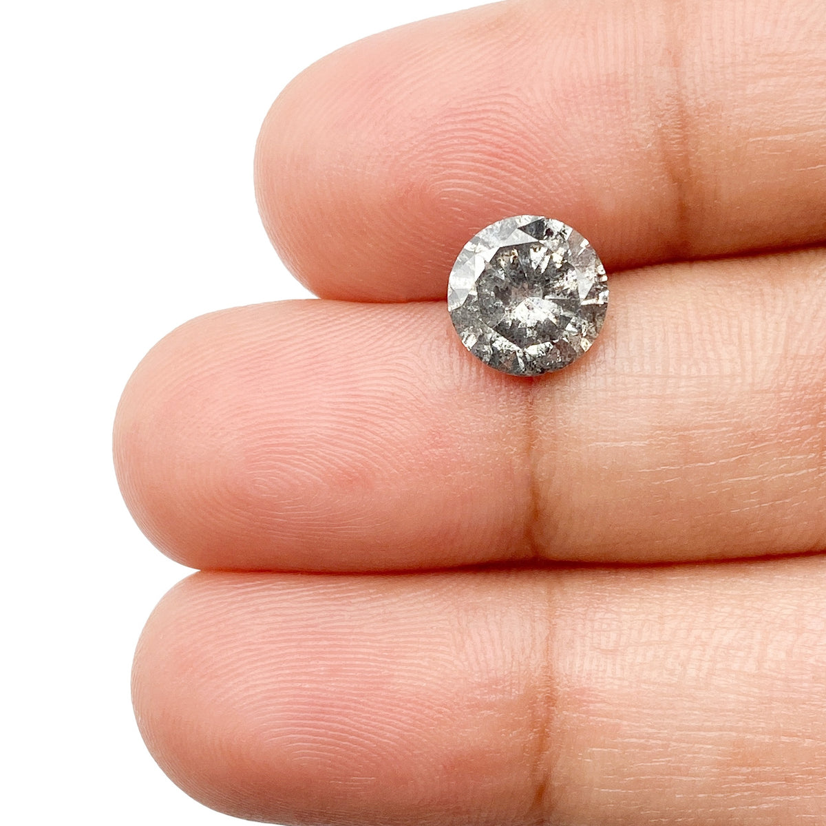 1.69ct | Rustic Round Shape Brilliant Cut Diamond - Modern Rustic Diamond